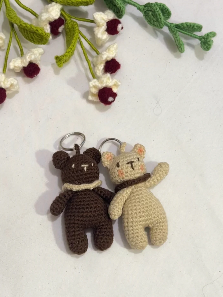 Cocoa & Cream Couple Keychain