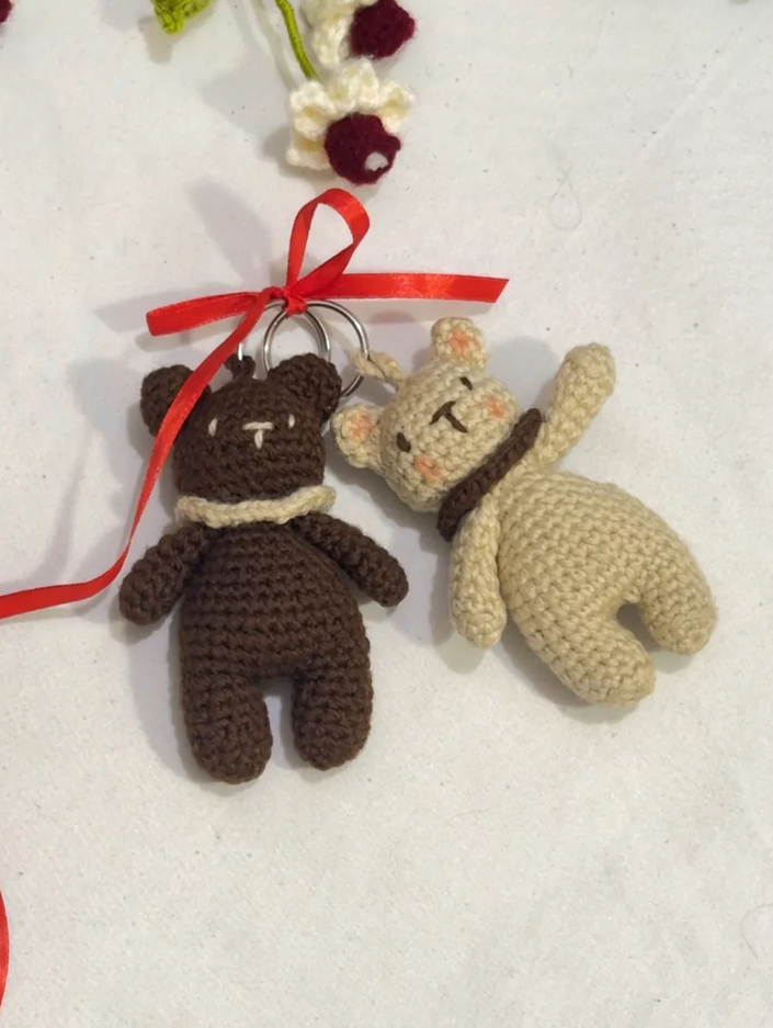 Cocoa & Cream Couple Keychain