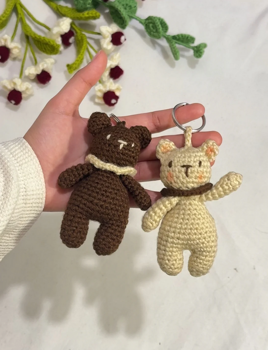 Cocoa & Cream Couple Keychain